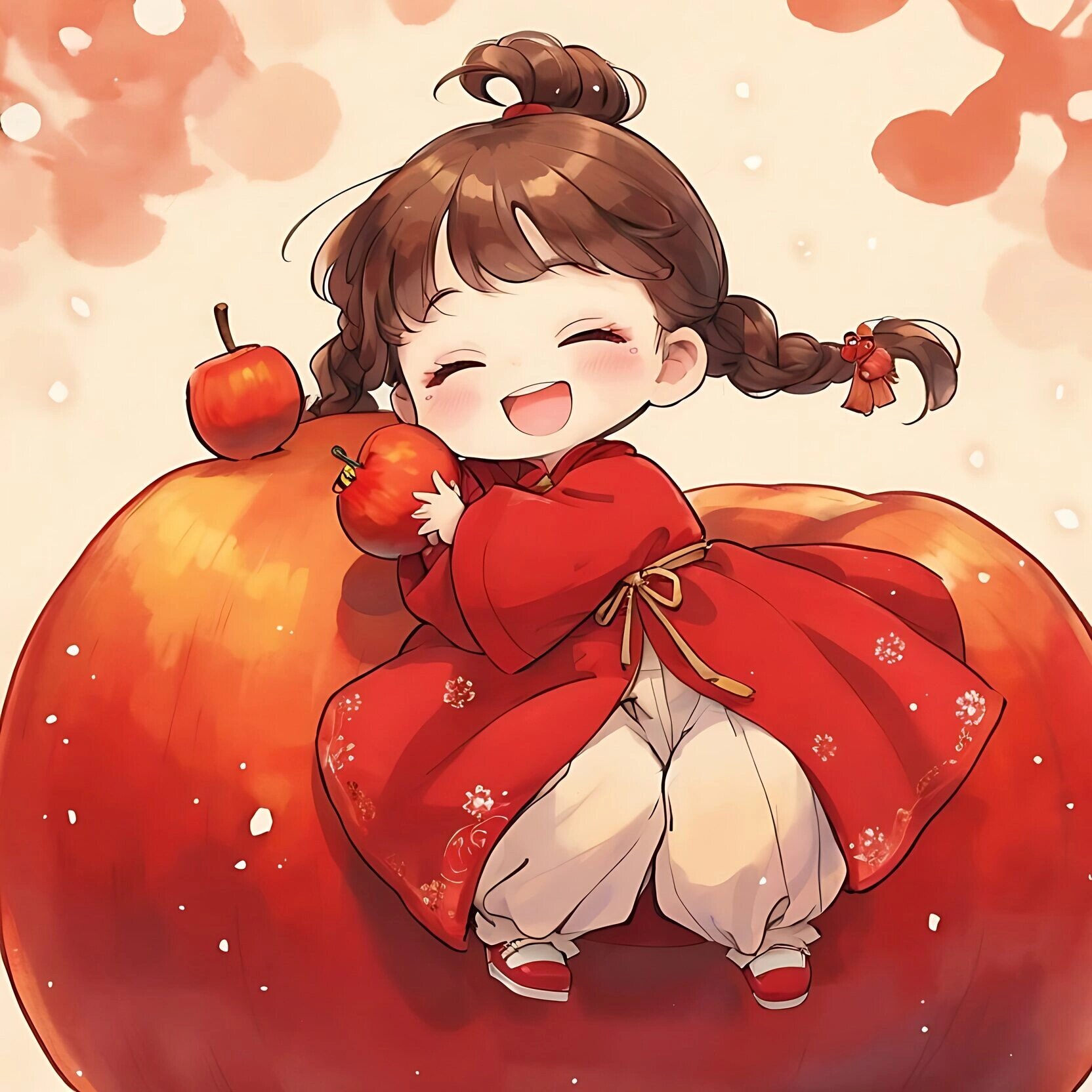 苹果女孩97愿平安健康快乐