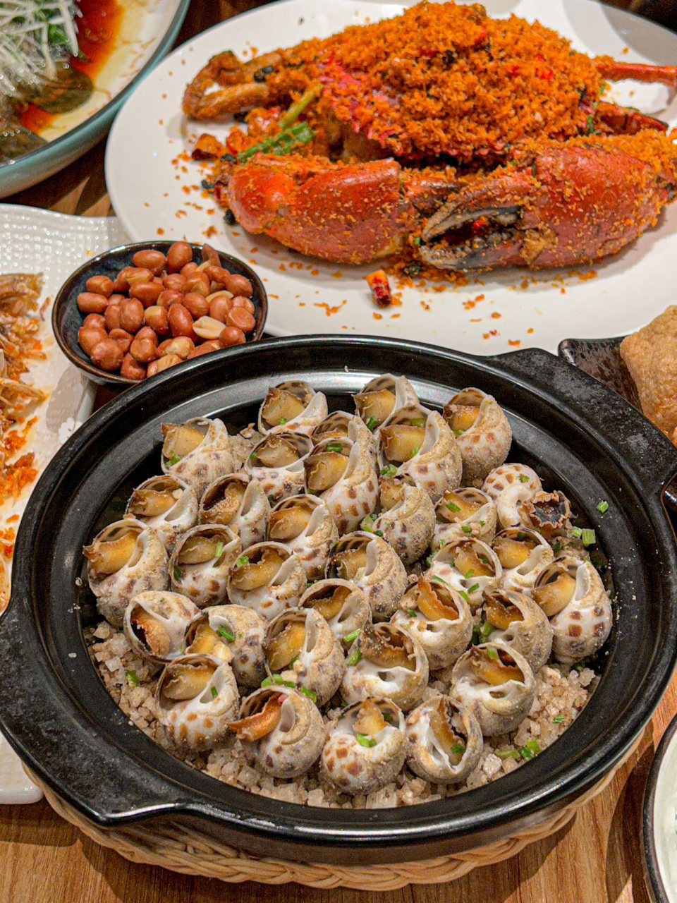 多少次来深圳蛇口就为了这一口…香鲜吮指～ 盐焗花螺变成了我来蛇口