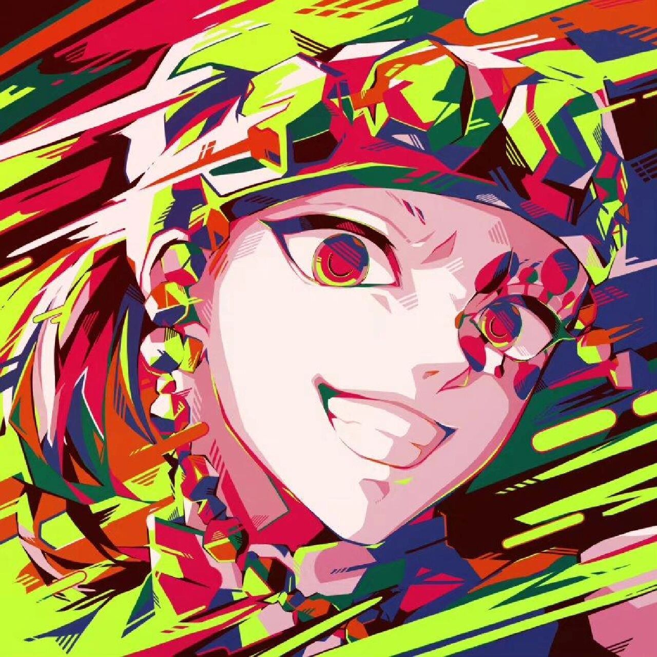 色彩斑斓风格的鬼灭之刃九柱 by shachi_mr