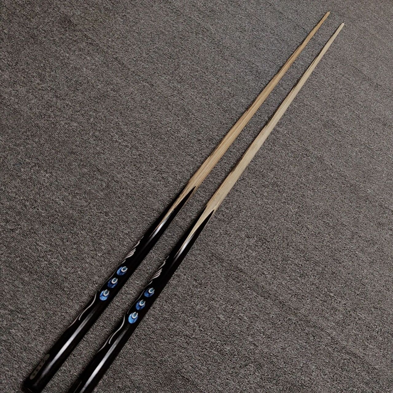 定制款野豹x3桌球杆 有编号有铭牌