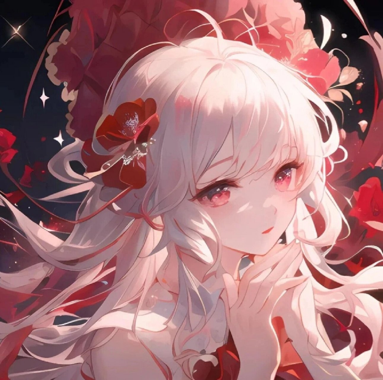 玫瑰和山茶花头像