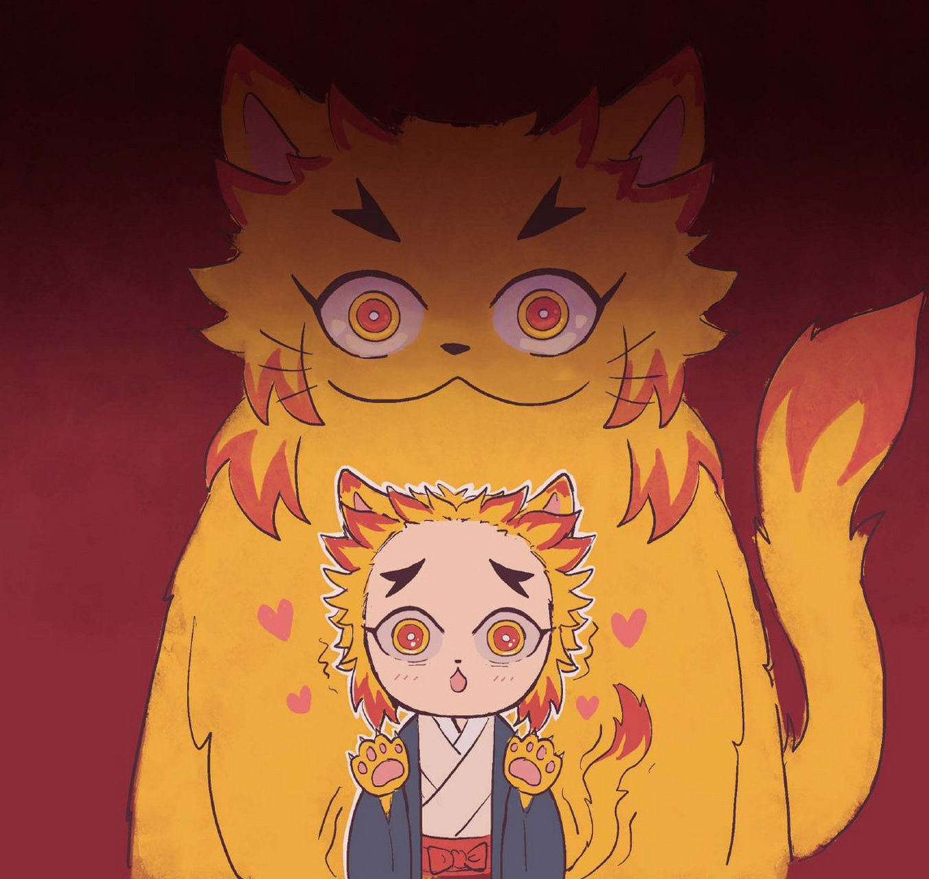 哥哥一直都在 #动漫# #鬼灭之刃##炼狱杏寿郎# #炼狱千寿郎# i:post