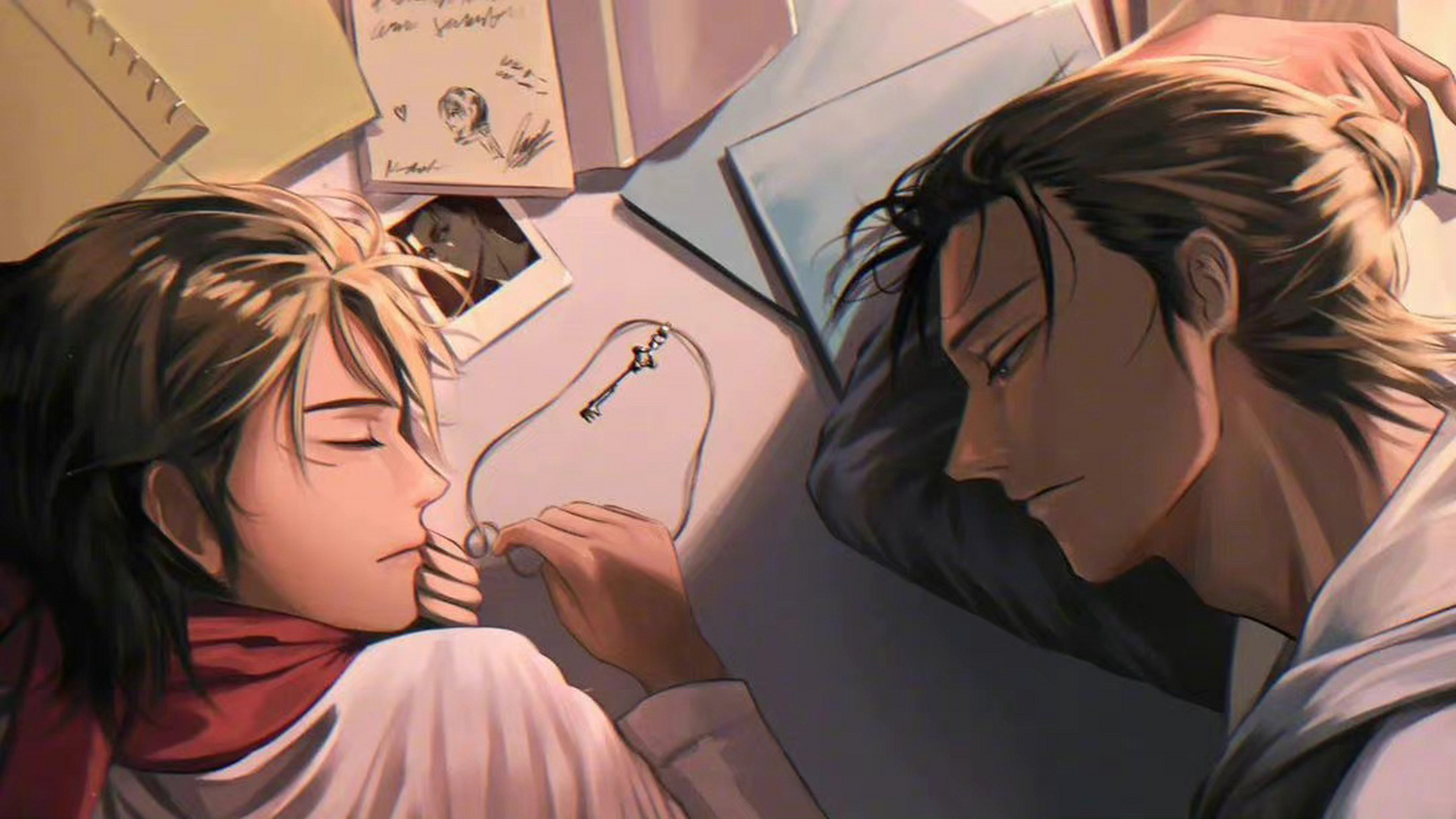 美好瞬间 #动漫# #艾伦三笠# #巨人# s:nthndn