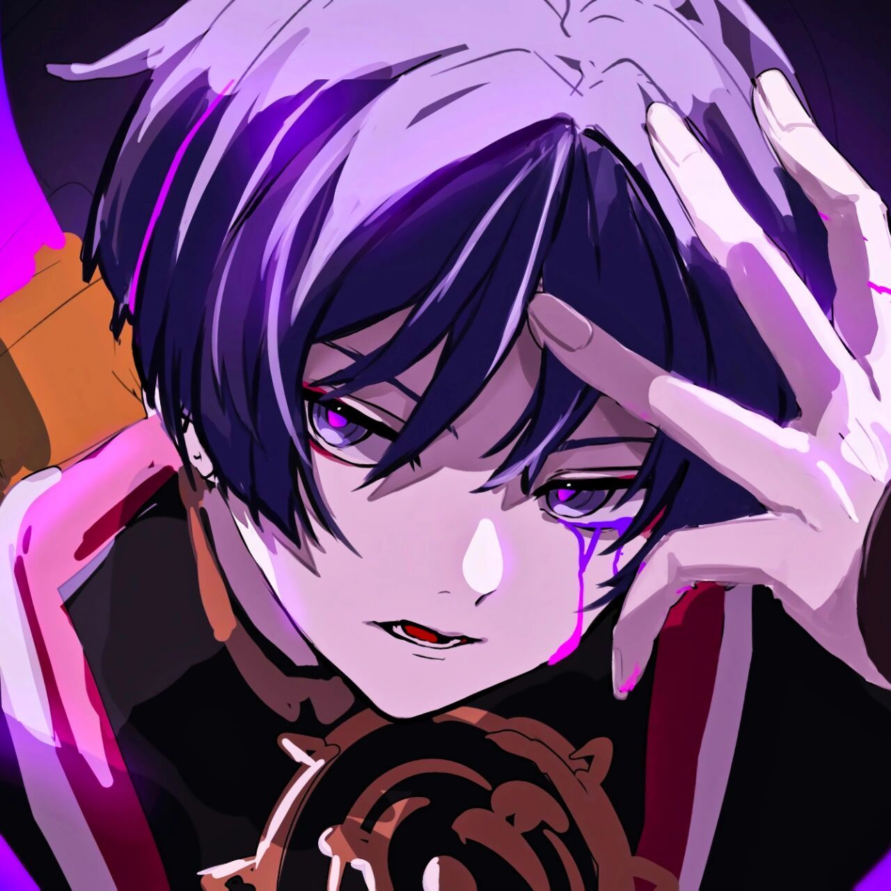 画师:嶋兎丨原神 散兵头像