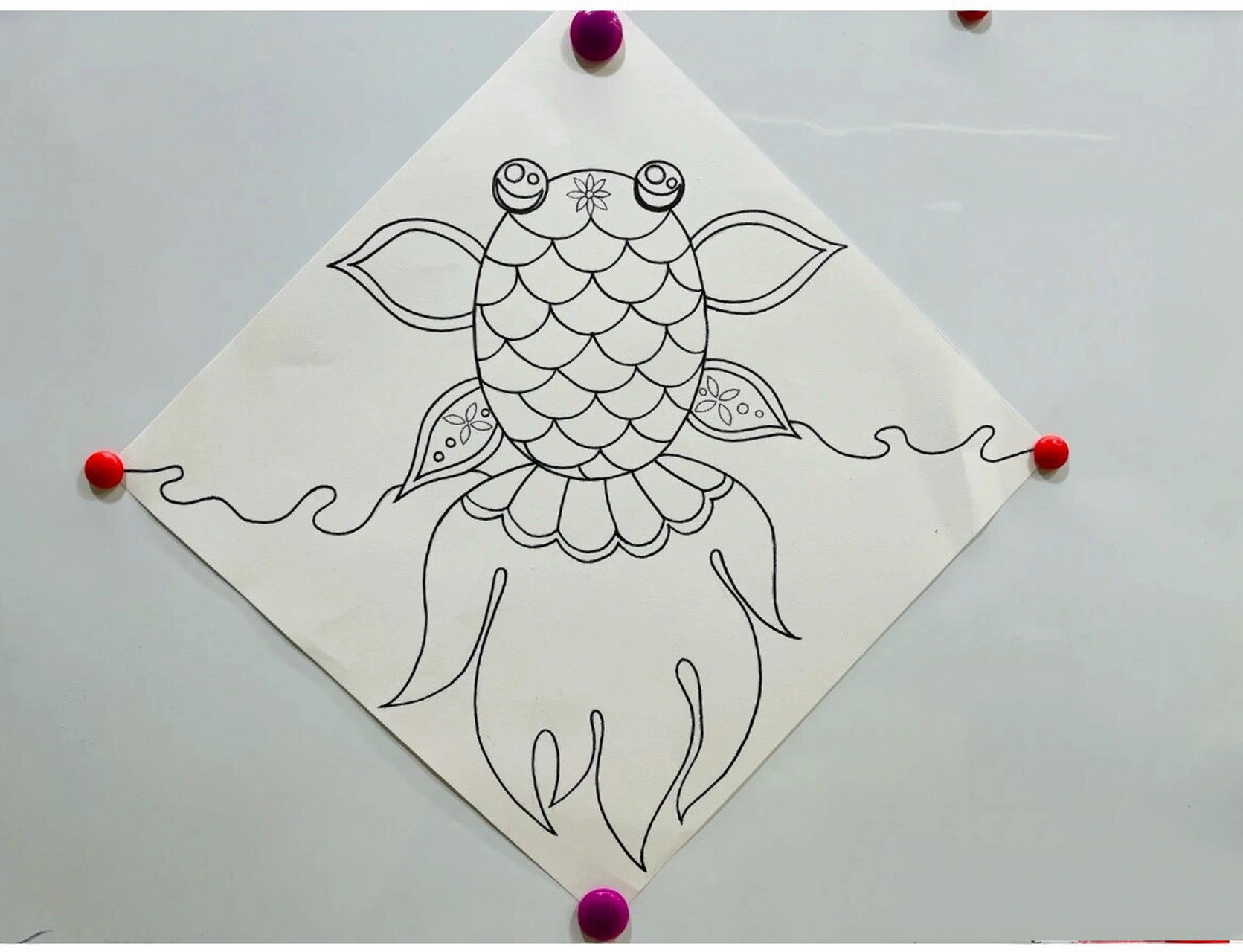 画一只风筝09 只要有风,就能飞起来 儿童画