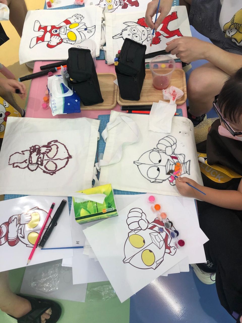 手绘帆布袋diy 奥特曼帆布袋