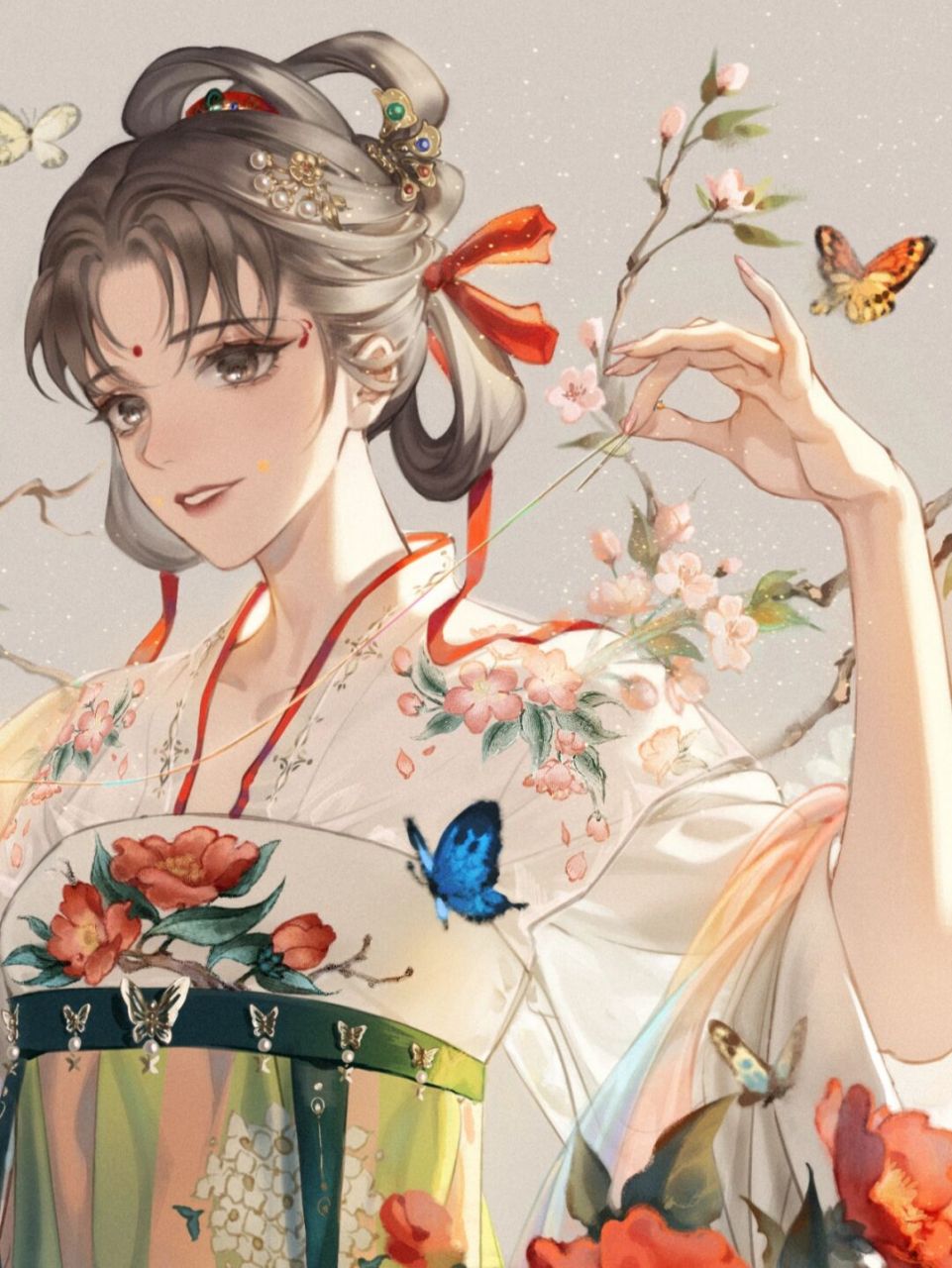 素材积累 | 描写古代女子服饰打扮片段(3) 1.