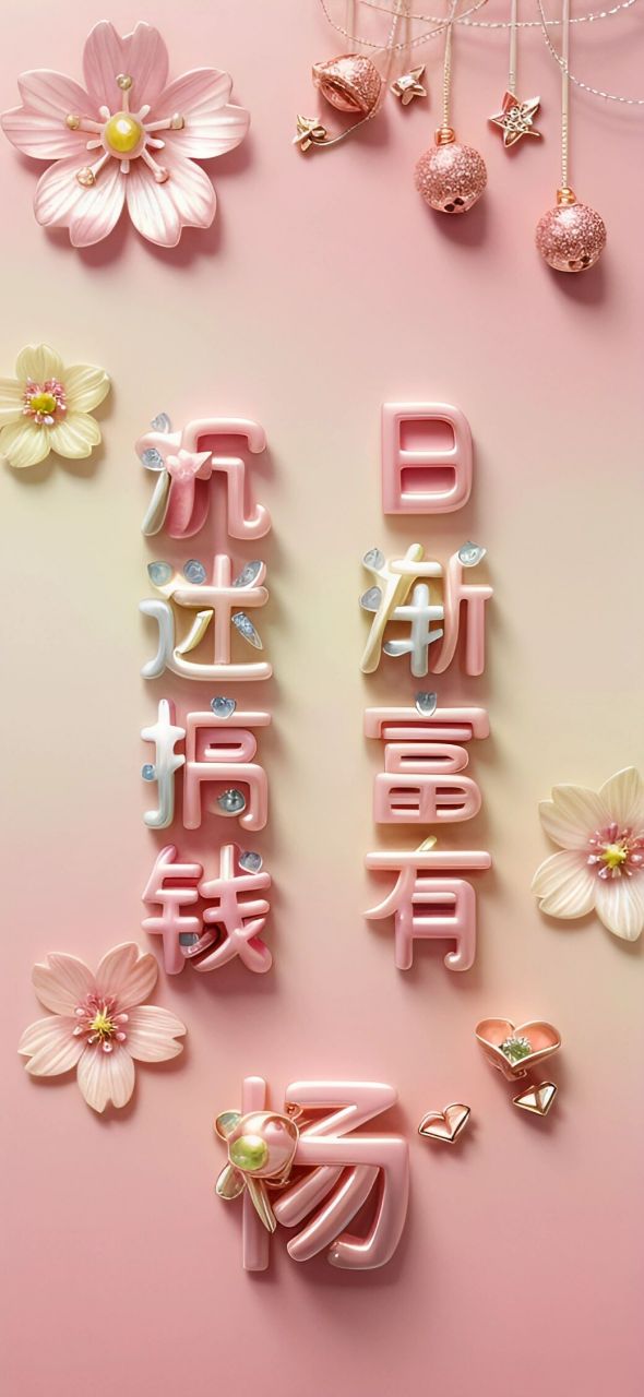 日渐富有 姓氏壁纸原创