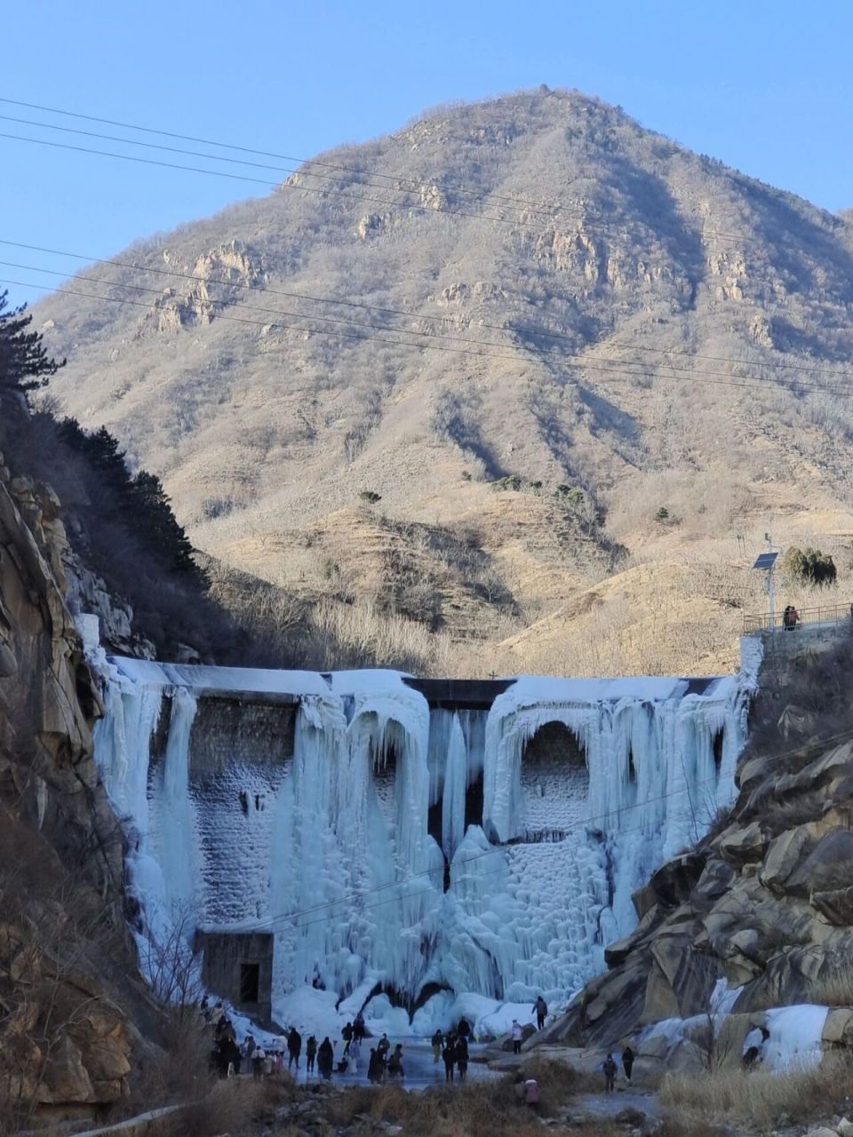 天津周边——兴隆花市村冰瀑打卡    『花市村冰瀑』麻地水坝 新年第