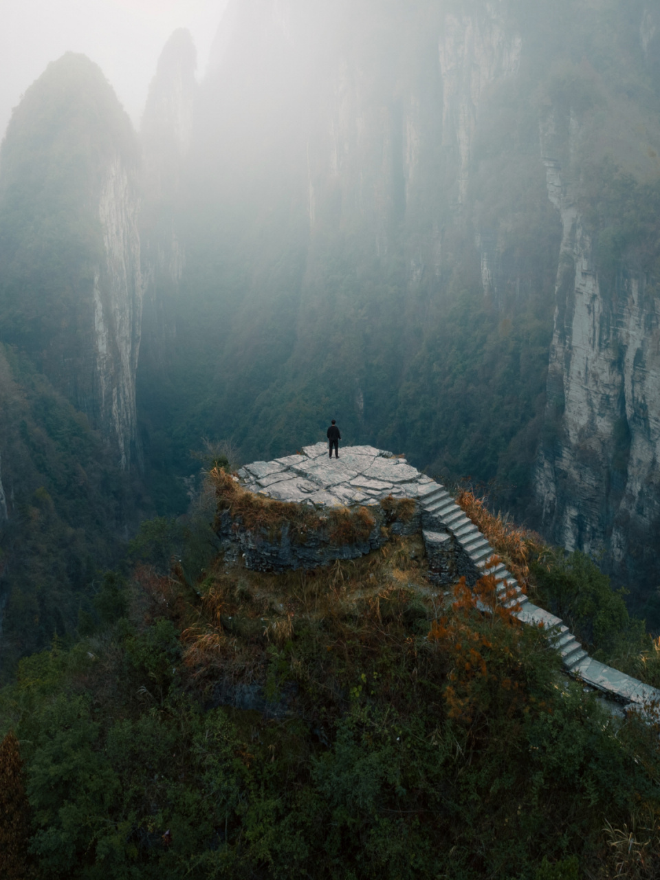 湘西矮寨的问天台,路过不可错过的地方