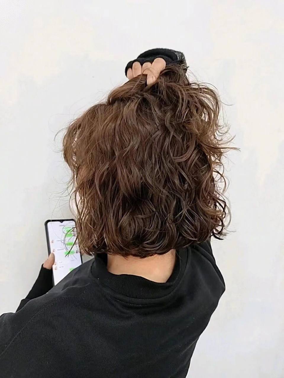 蛋蛋卷烫发 短发蛋卷头放心尝试91真显脸小头包脸发型中发短发烫发