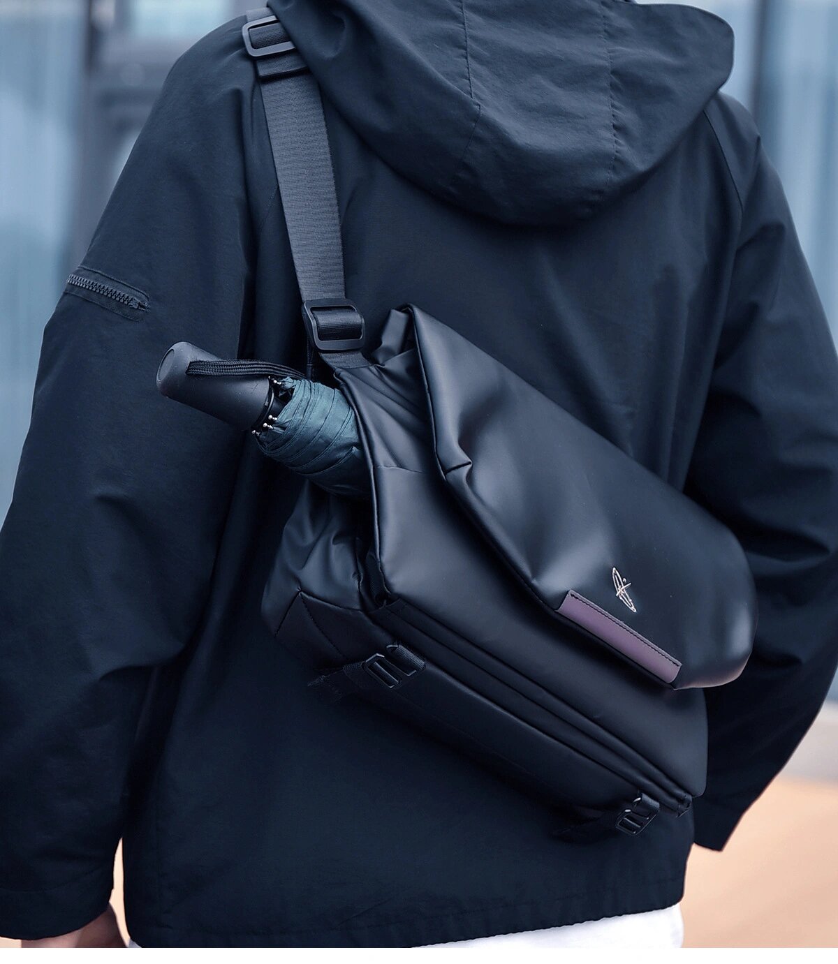 男士单肩斜挎背包,颜值即正义@小哇说时尚的动态