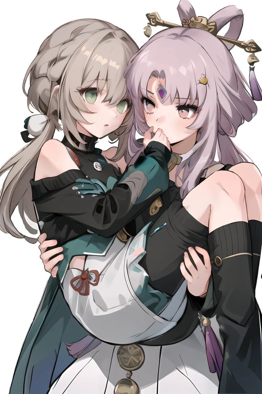 90公主抱系列～穹鬼cp贴贴 有你磕的cp么 美女子们贴贴7099 划