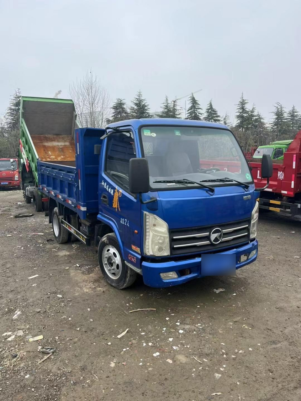2020年8月凯马小蓝牌工程自卸车,车厢3米4,江苏连云港户,随时过户,此