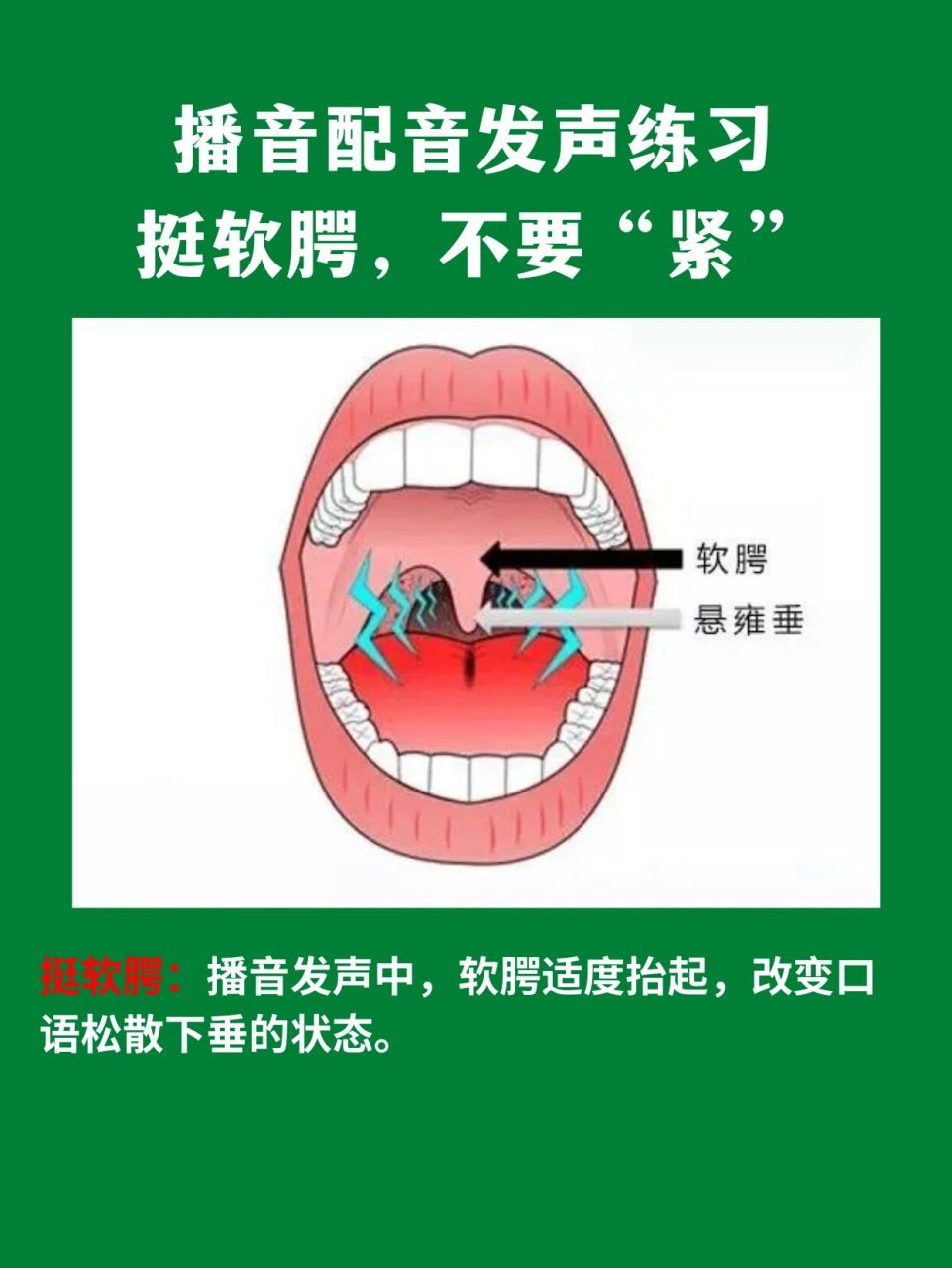 怎么挺软腭图片