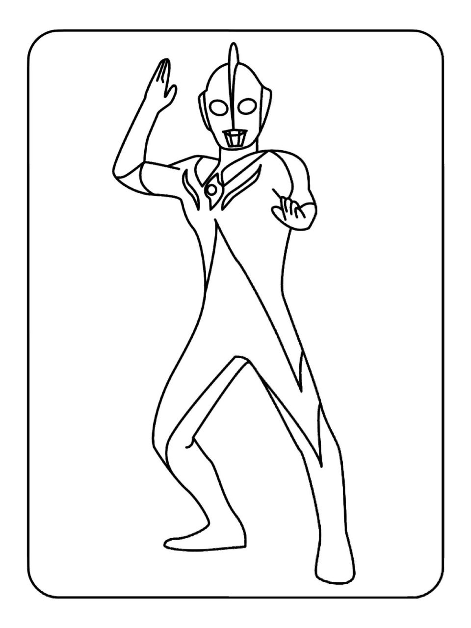 97孩子超爱的奥特曼涂色素材|全册120页 97用涂色的方式培养孩子