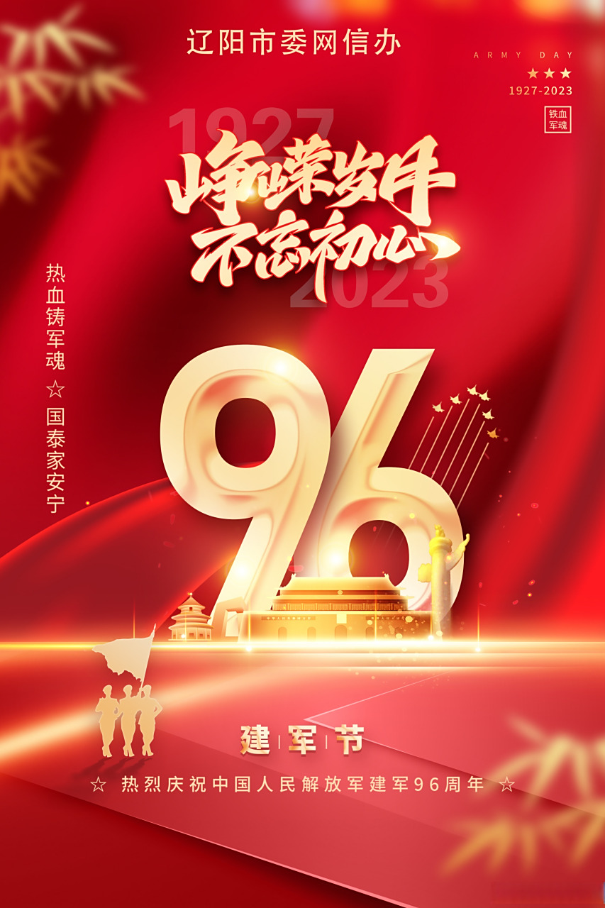 热烈庆祝中国人民解放军建军96周年#八一建军节