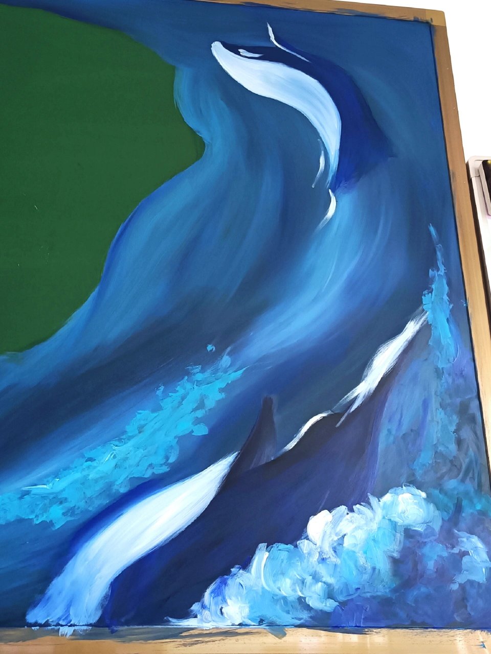 防溺水61黑板报 预防溺水生爱生命61黑板报 大鱼海棠是上一期画的