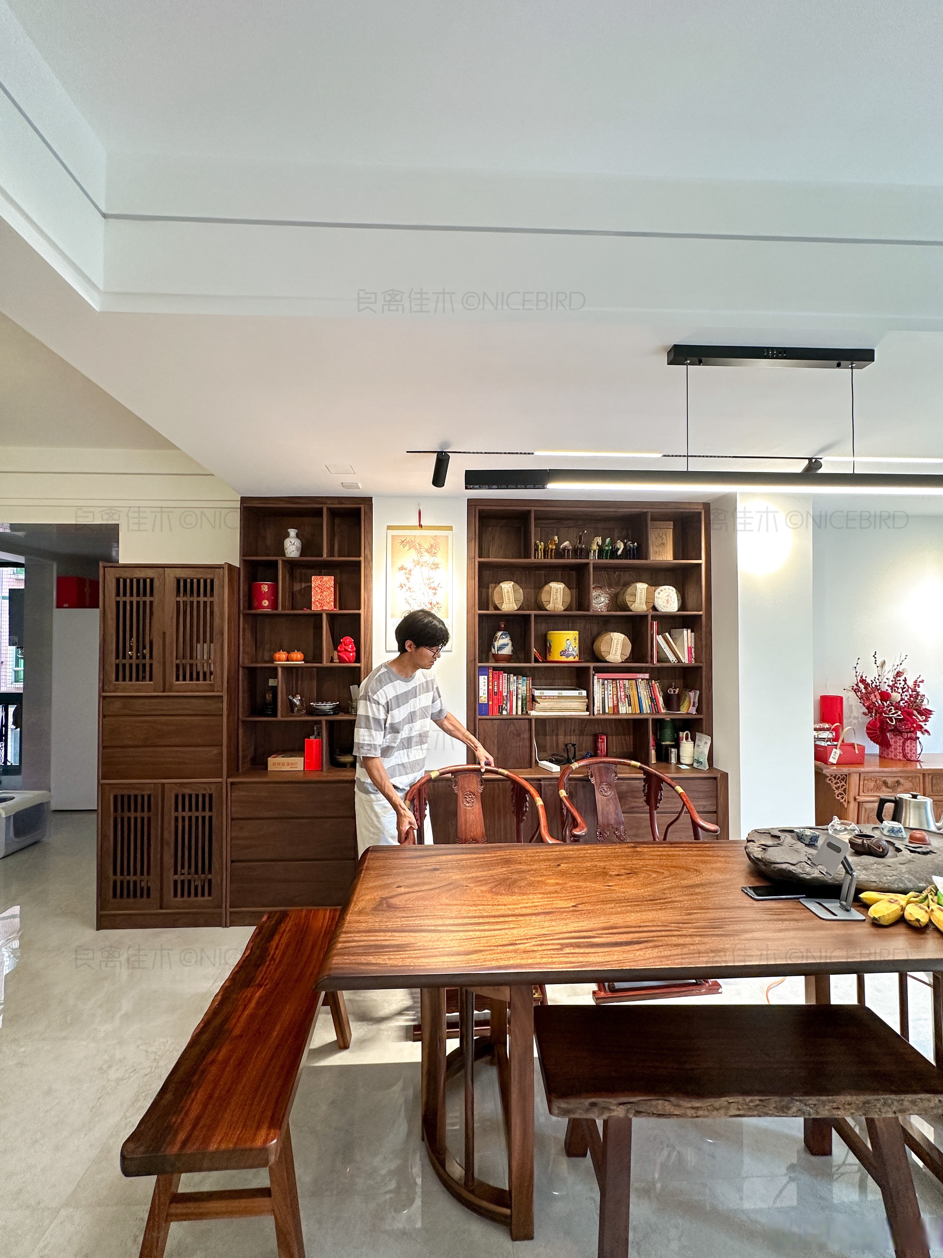 客厅改茶室,不愧是爱喝茶的广州业主#我的装修日记##装修爆改计划