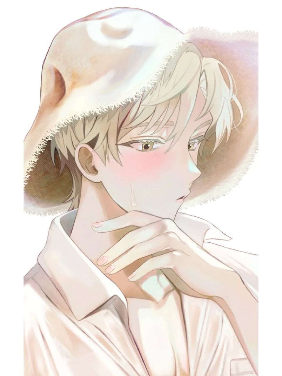 动漫帅哥壁纸头像～ 所有人都漂浮在天上,只有你沉到了我心底