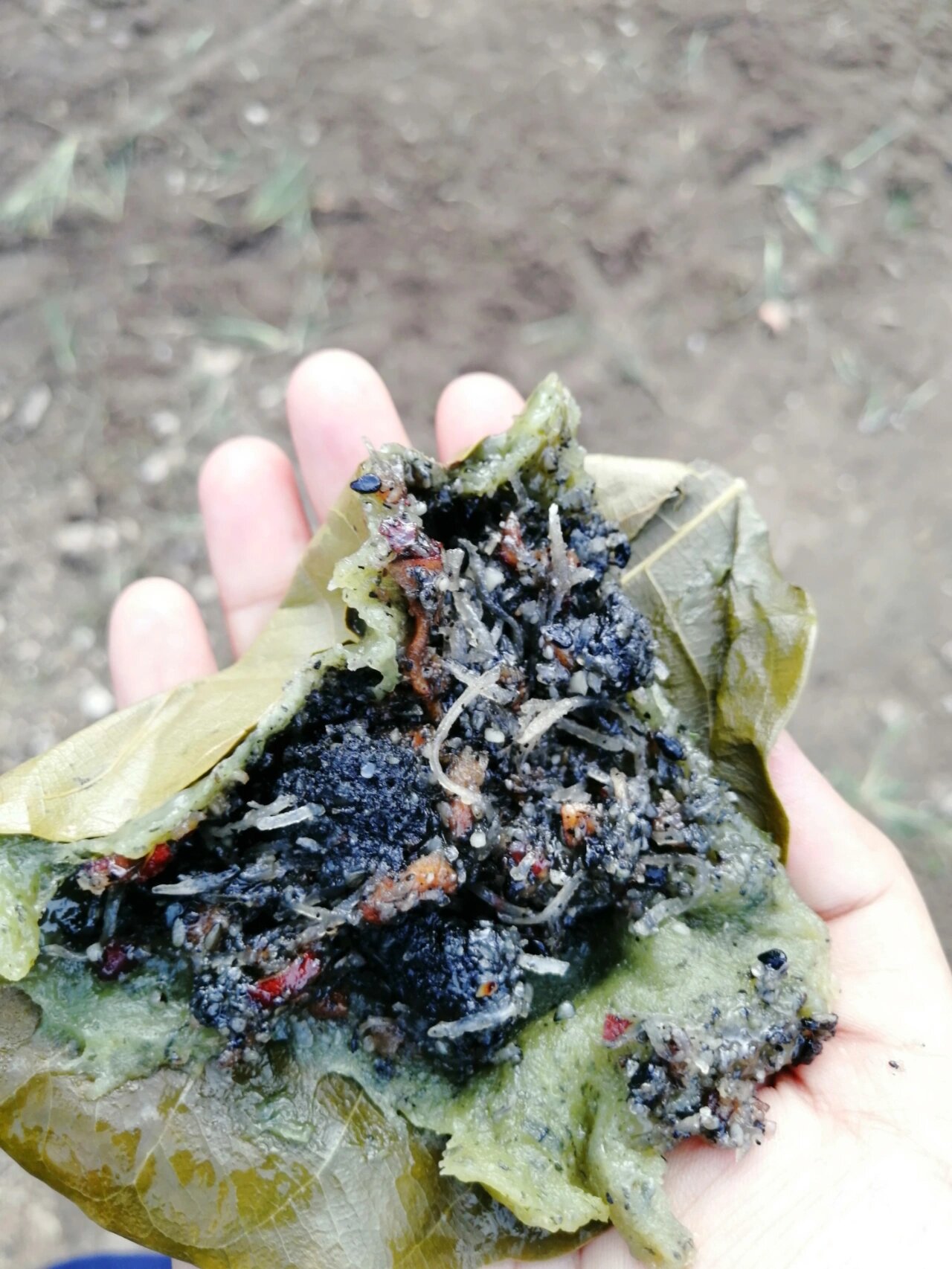 湛江小吃木叶搭又称叶搭饼