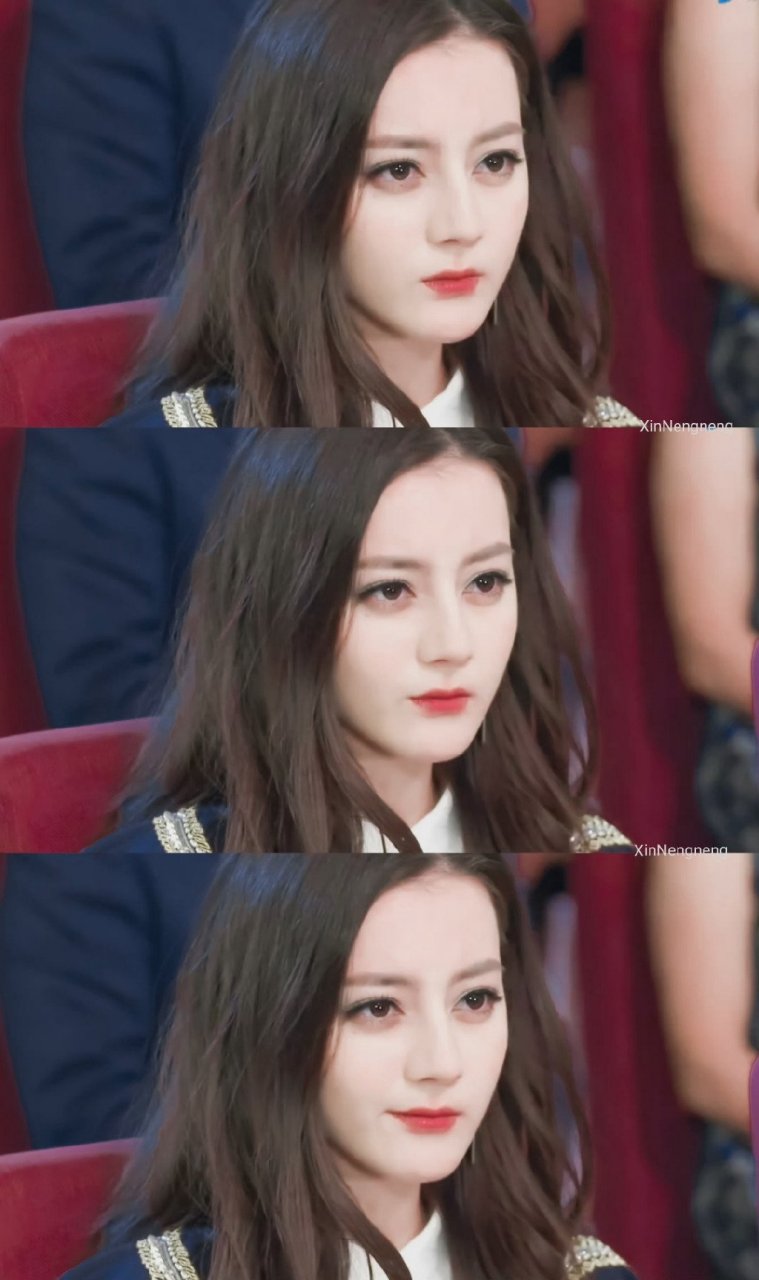 这个时候的迪丽热巴好可爱,还有小虎牙.