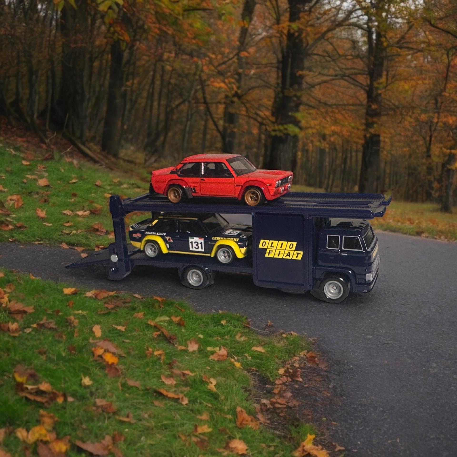 风火轮运输车新模具运输车 菲亚特132 阿巴斯