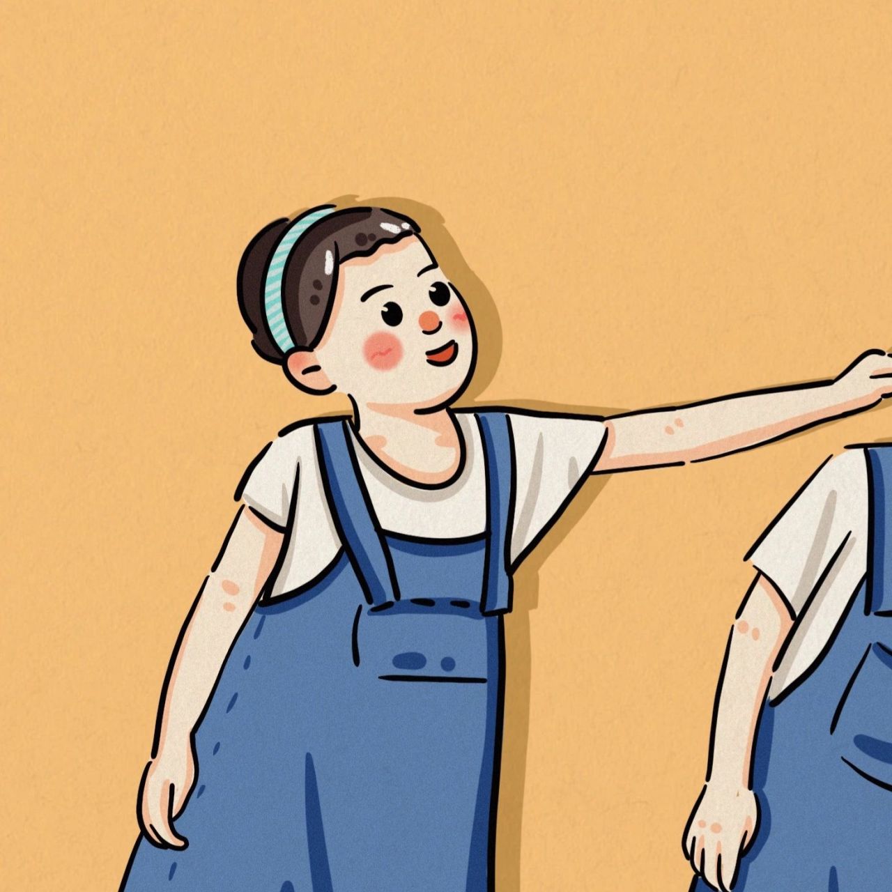 可爱情侣头像99揪耳朵的小朋友 在一起就是要打打闹闹