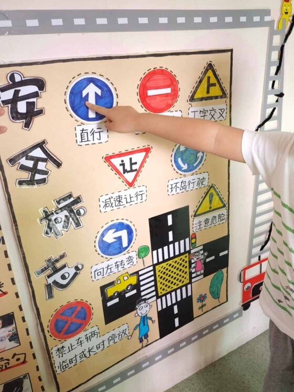 小班主题《汽车总动员》环创