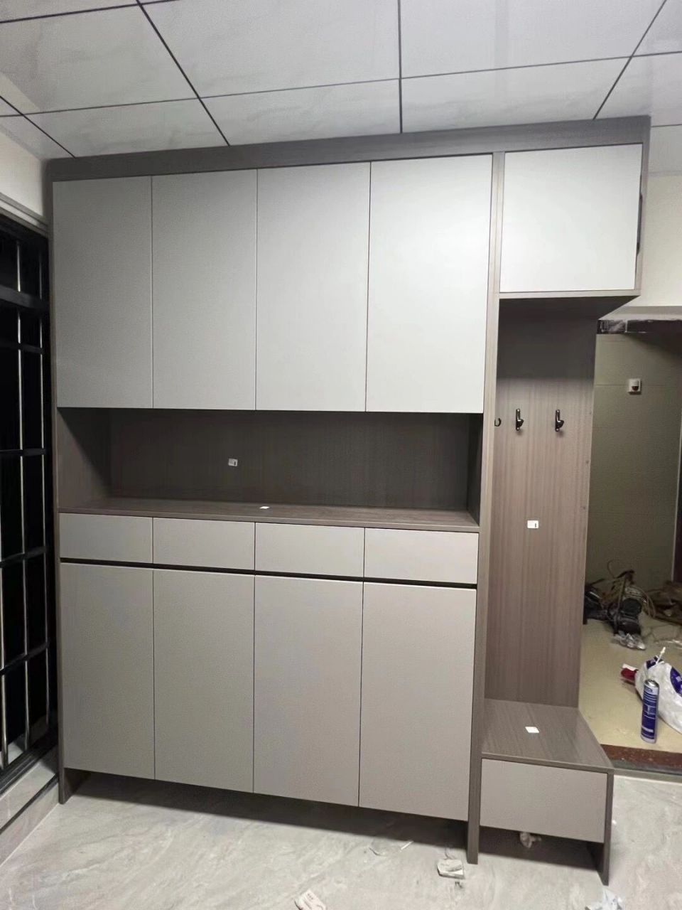 凭祥市爱尚家全屋定制 香奈儿影 伯爵灰肤感简约搭配呈现的高级感.