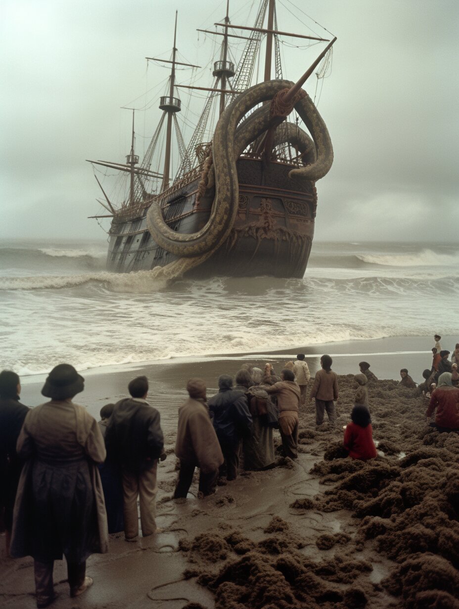 深海巨鱿,令航海者色变的可怕传说 我们知道,南极深海栖息着巨大的