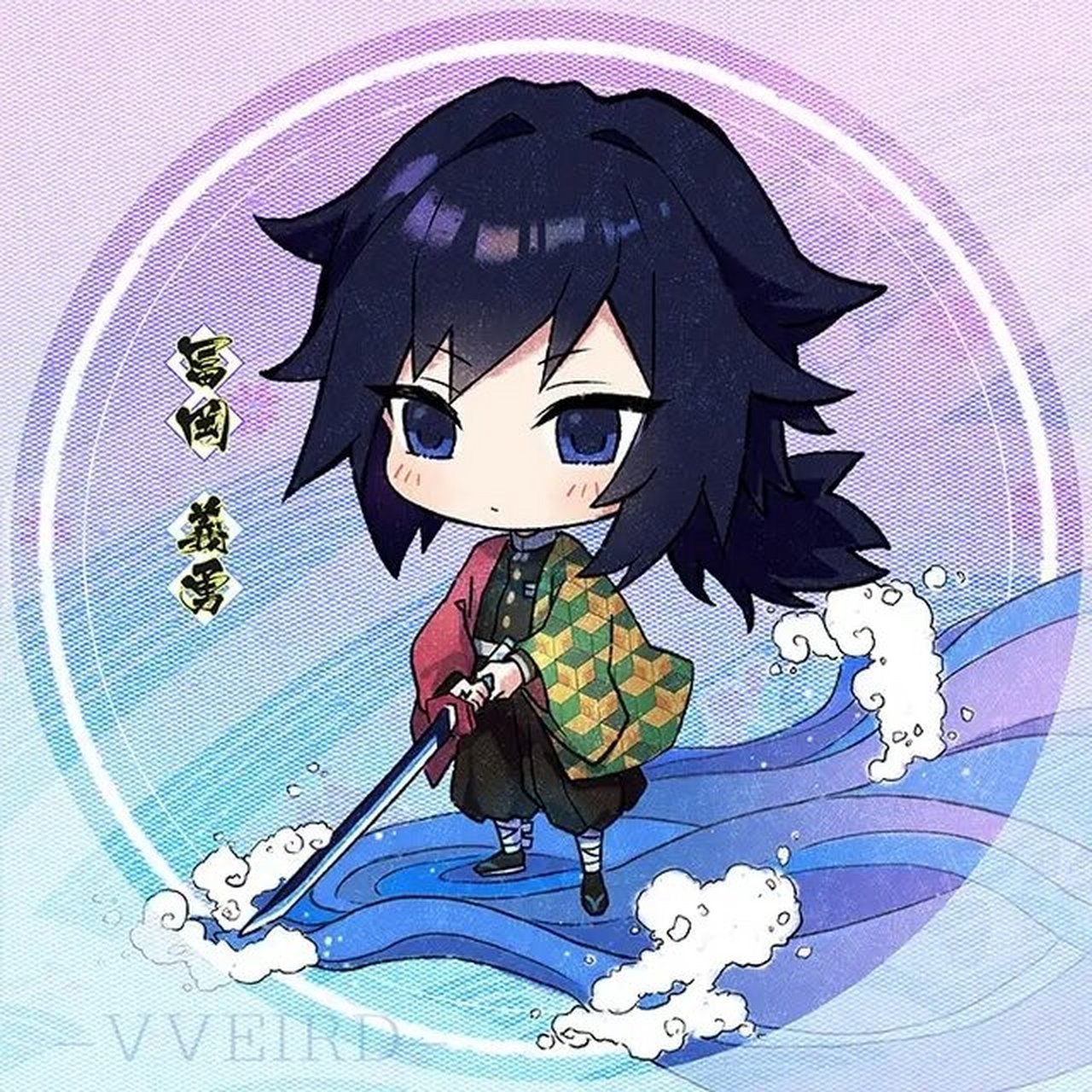 画师绘制q版《鬼灭之刃》 无一郎呆萌,蜜璃灵动,杏寿郎贪吃[害羞]