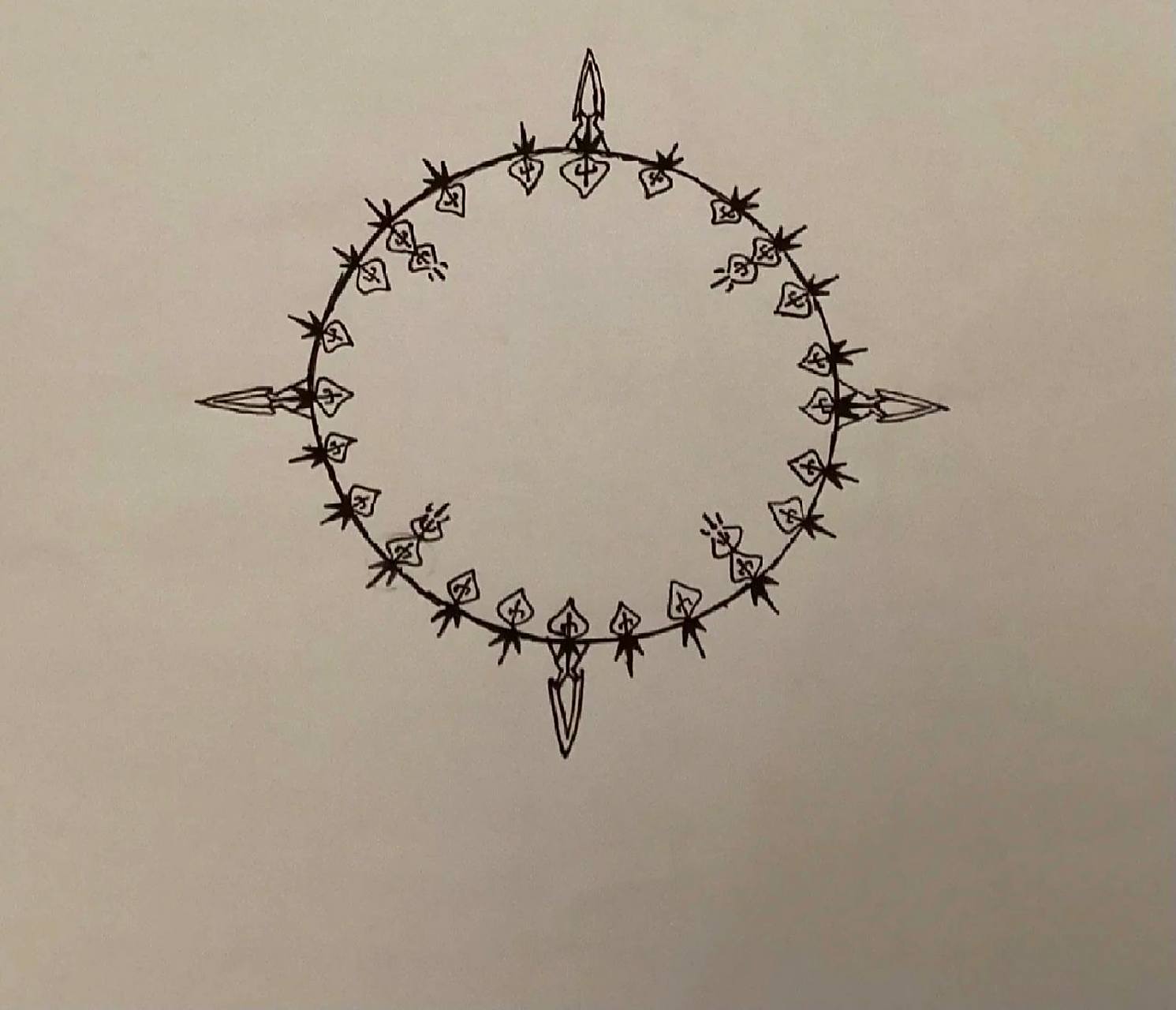 亲手画的万年魂环,怎样还可以吧