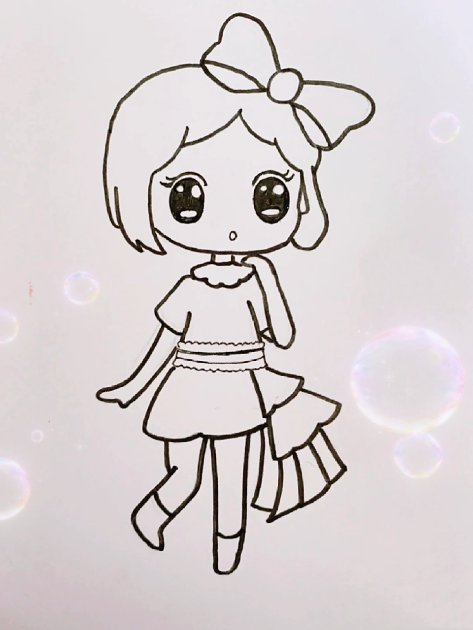 叶罗丽简单简笔画.