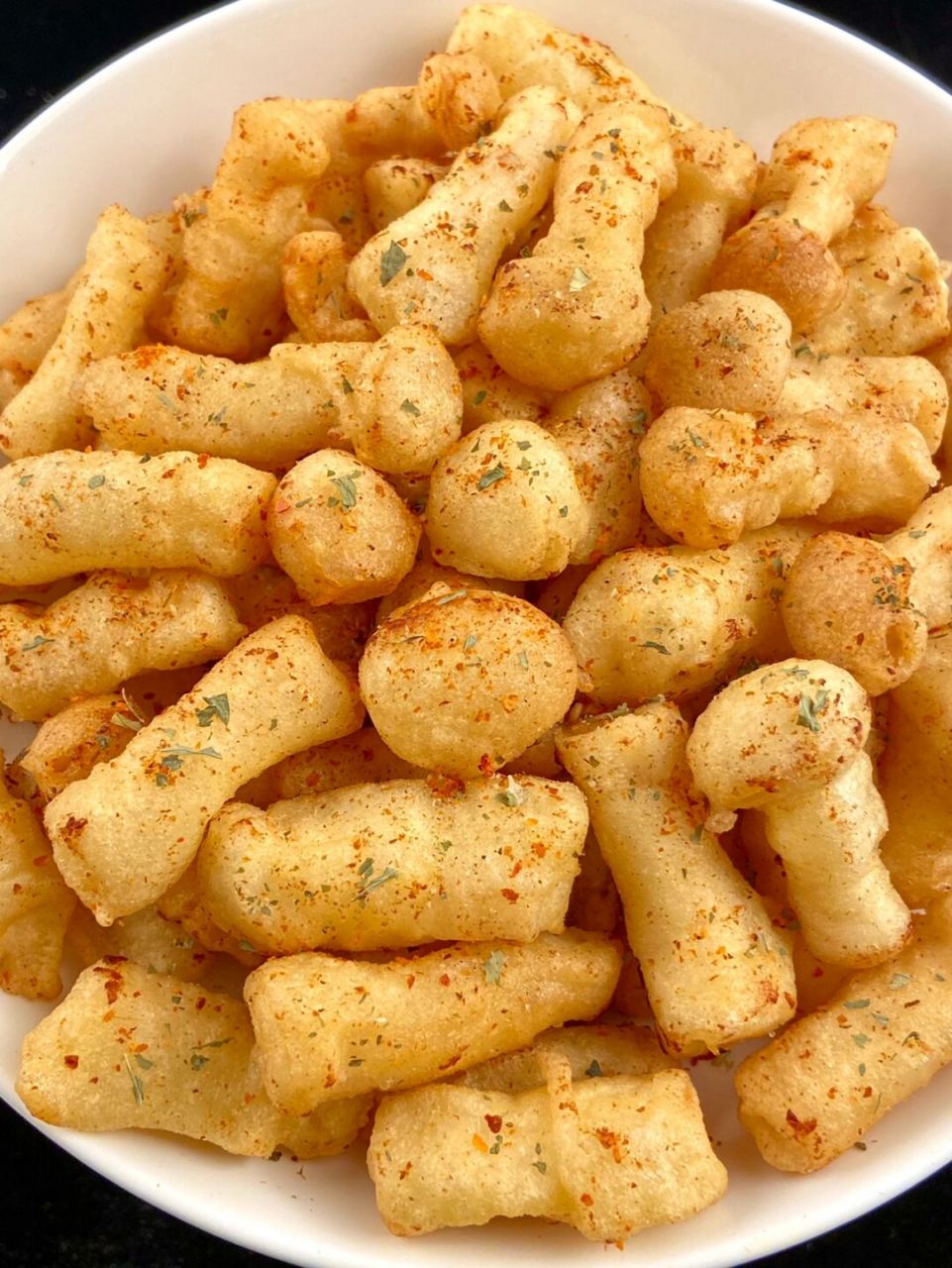 巨好吃的香酥椒盐海鲜菇,酥脆的口感简直是停不下来,入口外面脆脆的