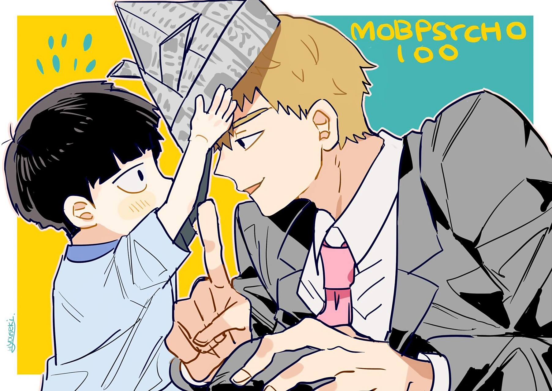 灵能百分百/真的很适合当ipad壁纸!     95:hyouseki228