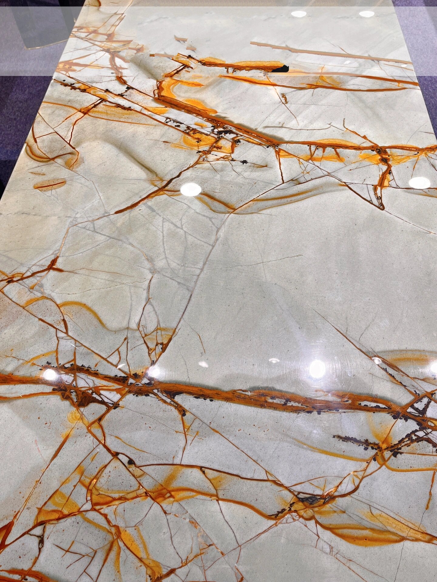 海百合奢石餐桌