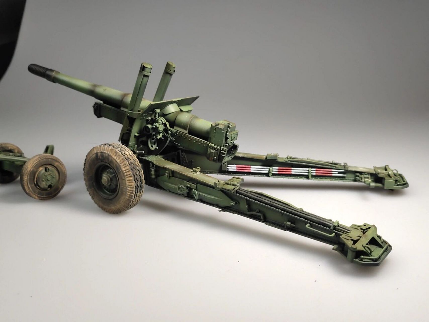 中国志愿军ml-20型152榴弹炮 在抗美援朝上甘岭的战斗中,我志愿军涌现