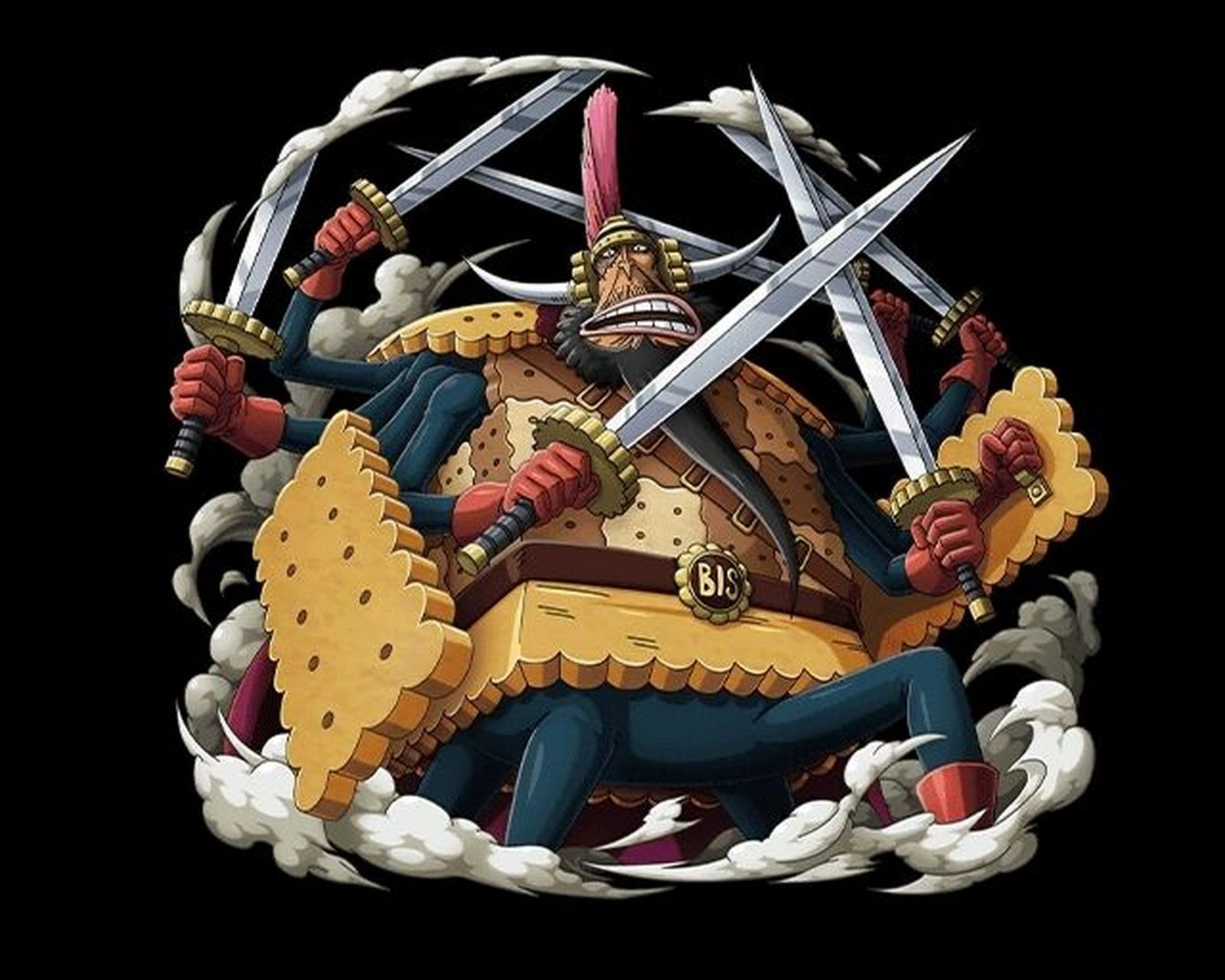 海贼王人物篇62  三将星 夏洛特·克力架 所属组织:夏洛特家族,big