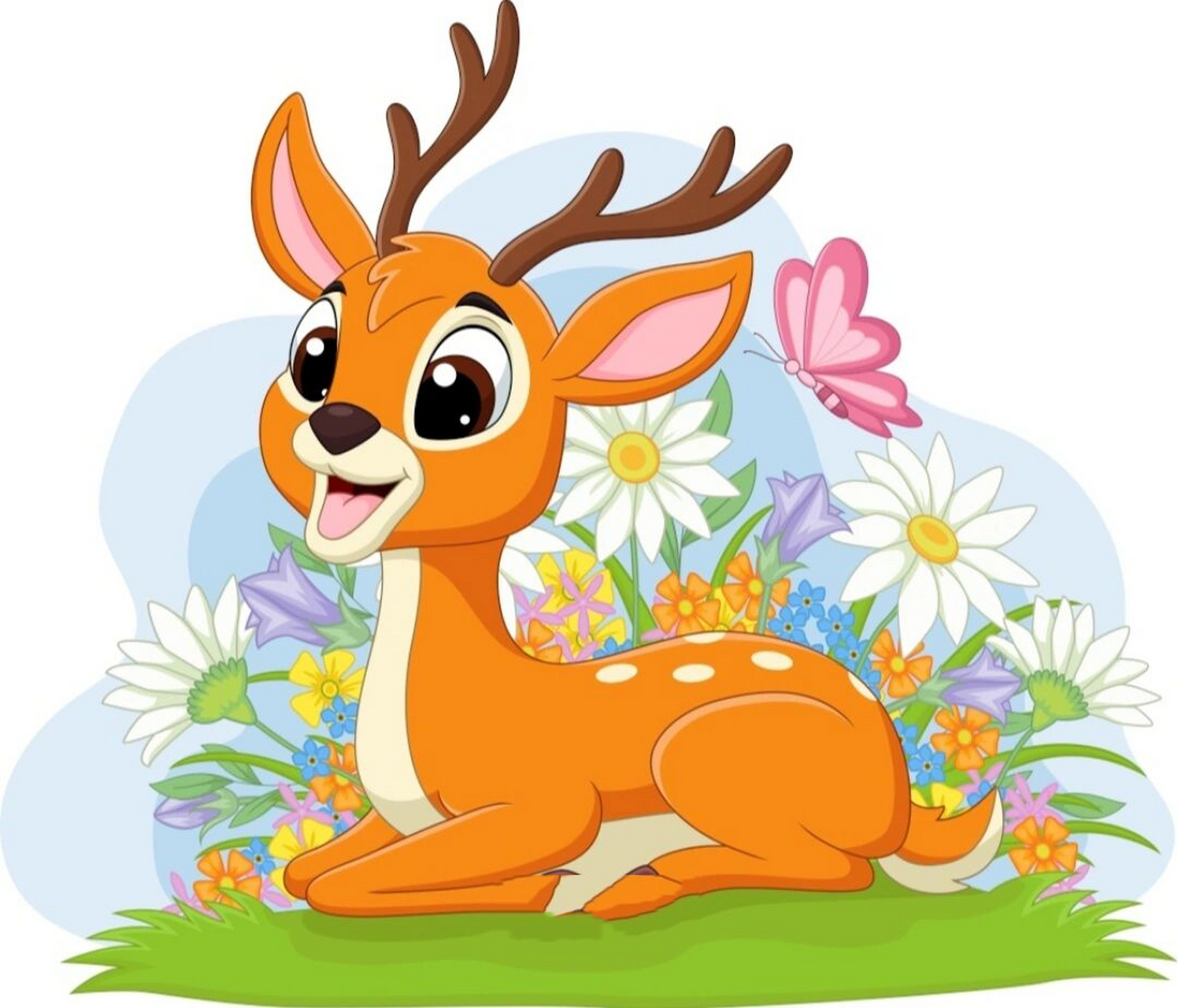 卡通‖绘画素材‖各种可爱卡通动物来喽3 野 生动 物是大自然蕞精彩