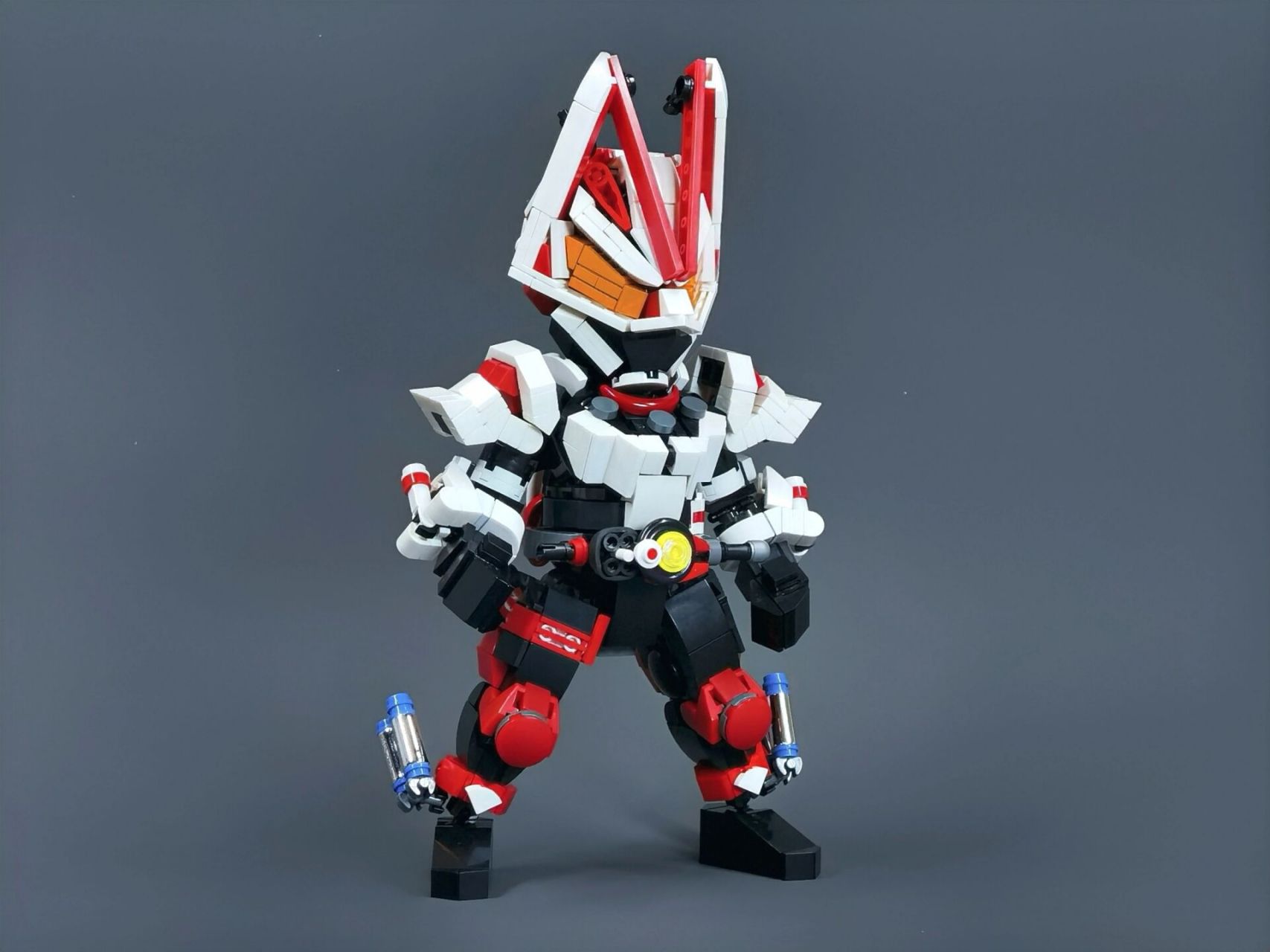 【积木作品】q版 假面骑士 极狐 极狐目前来看还是很精彩的 所以就moc