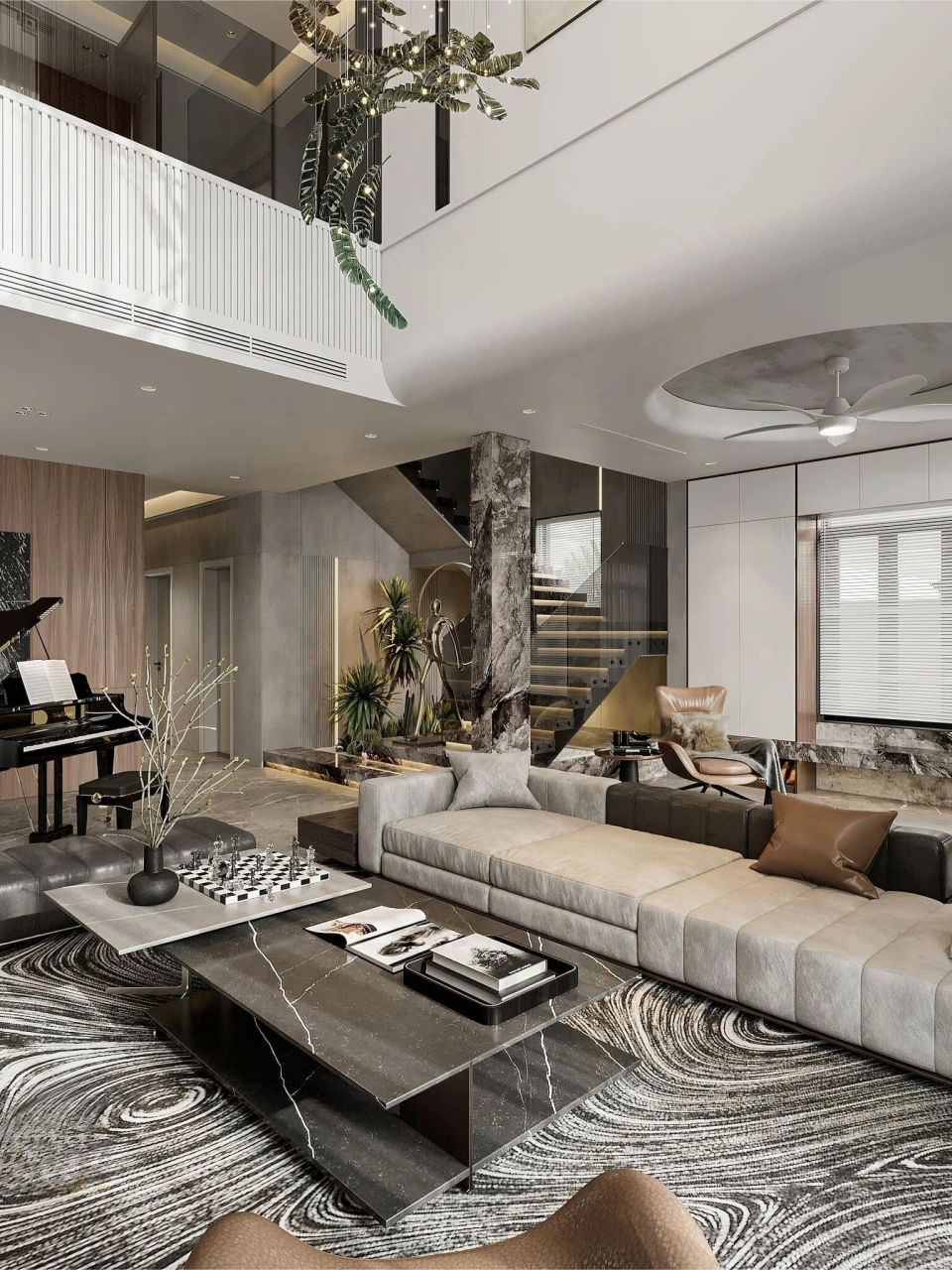 挑空客厅 叠式楼梯,空间再小也小不到哪去 3330373730这里