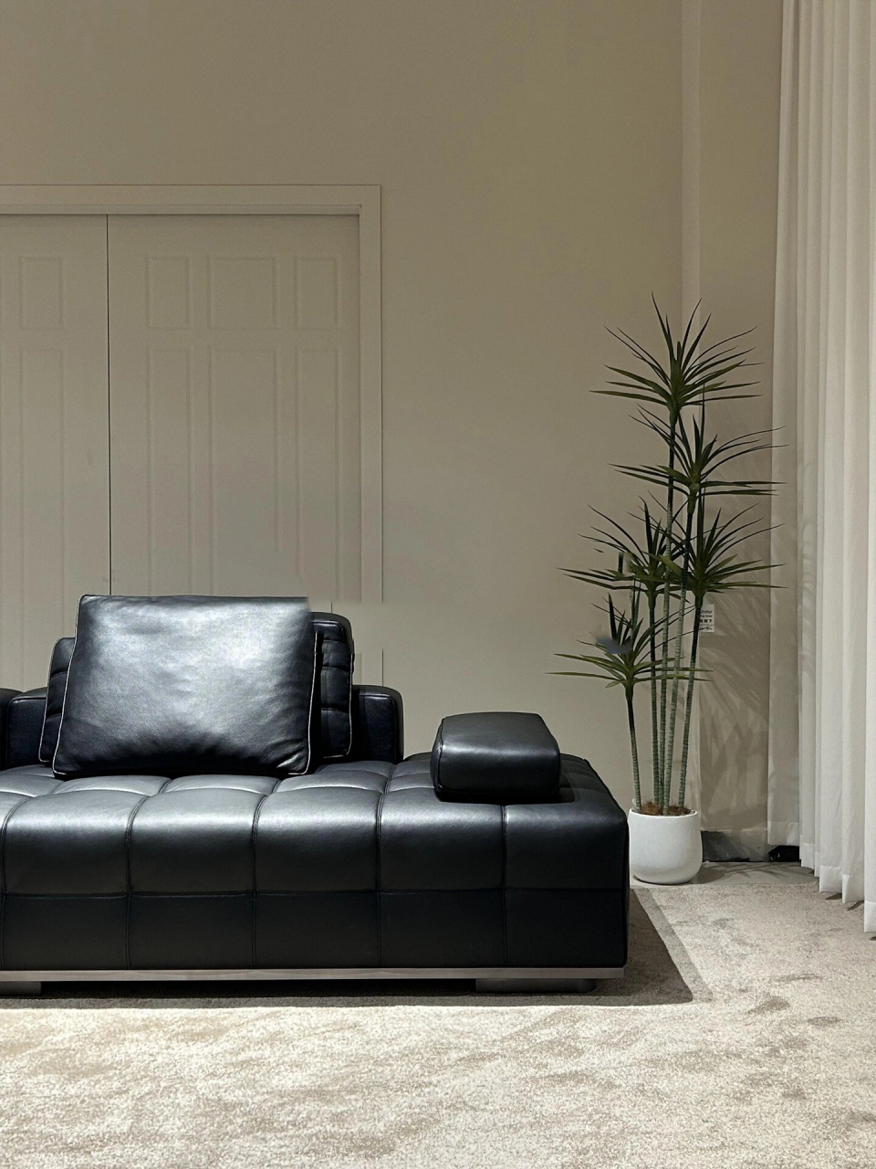 36米直排劳伦斯沙发78黑色系高级感 - 这是咱们一位粉丝朋友的