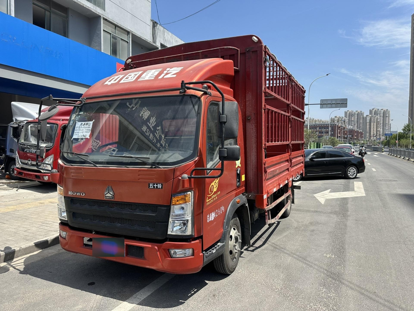 排量 宽体2080驾驶室 6加一档位 全车原版车况 二手高栏车 四米二高栏