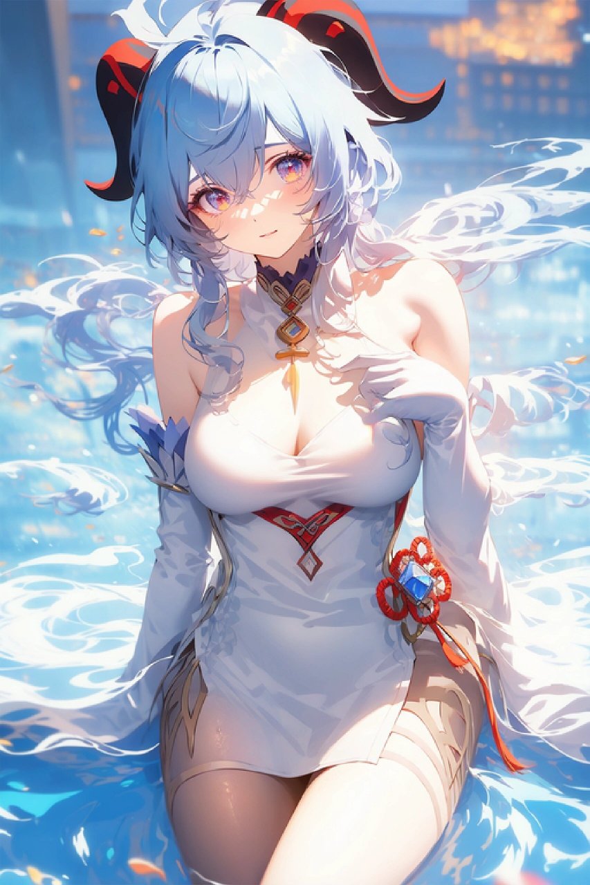 甘雨 第一张美呆了 每日素材