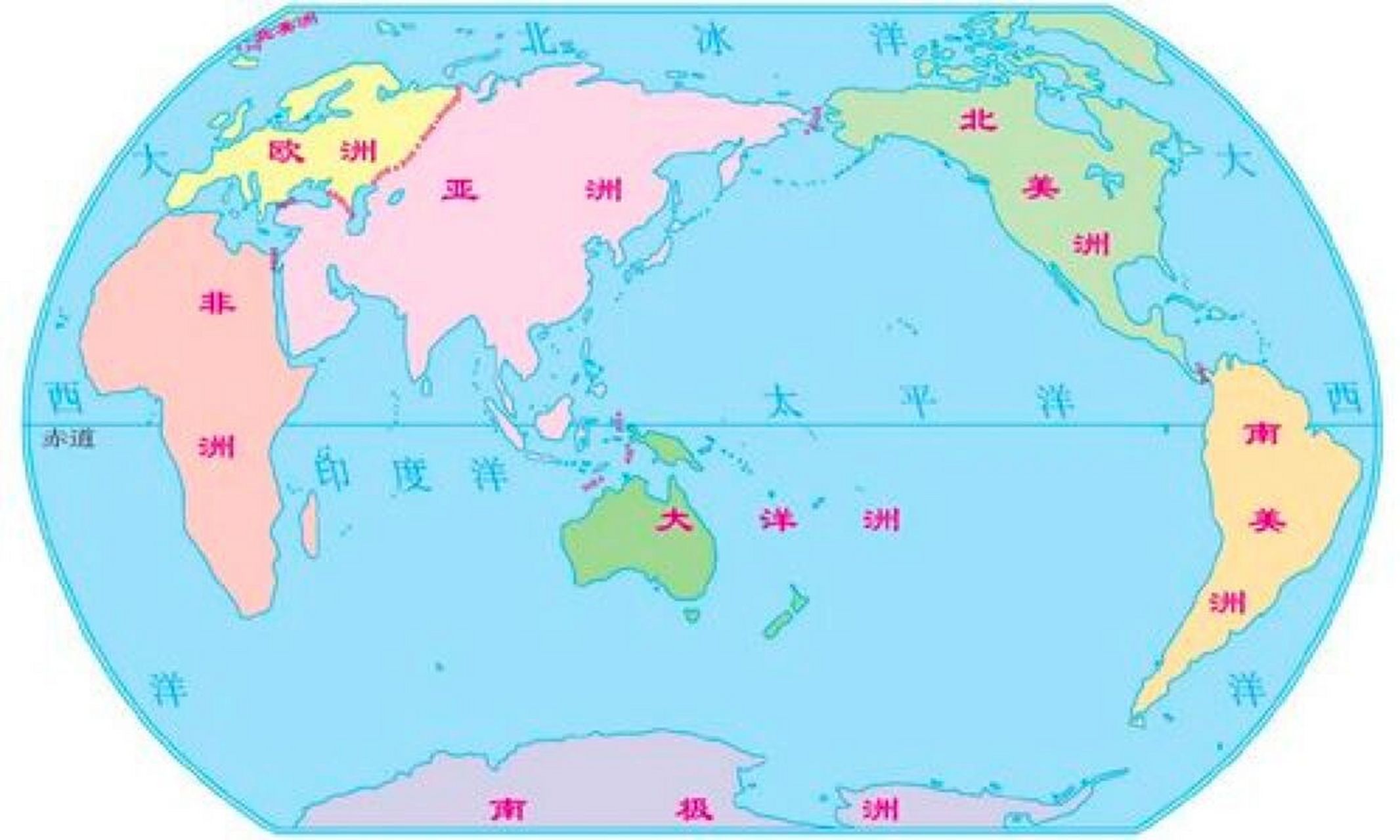 世界国家地图板块图片