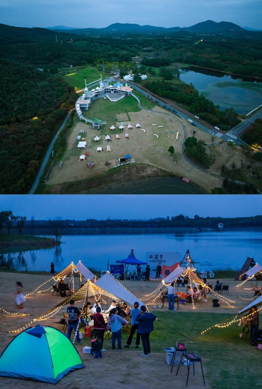 城市周边露营好去处|溧阳曹山露营 在莓乡·日咖夜酒露营联名会10.
