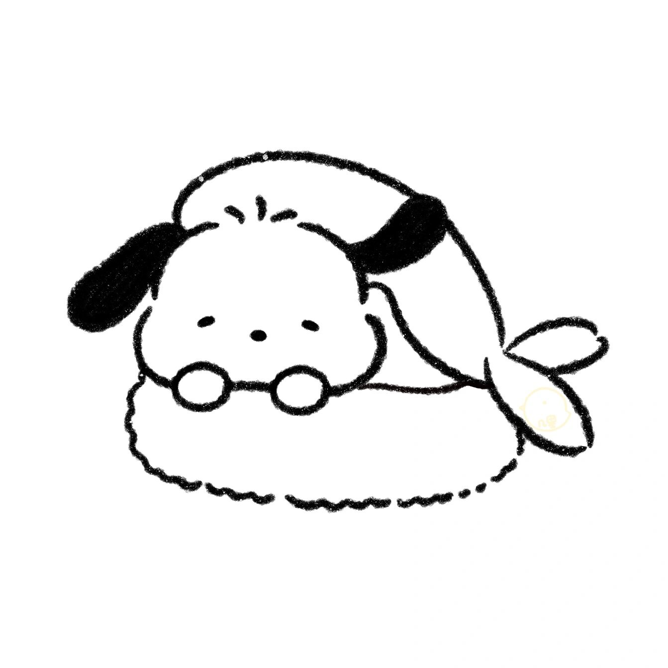 简笔画头像|【帕恰狗97】(附过程)