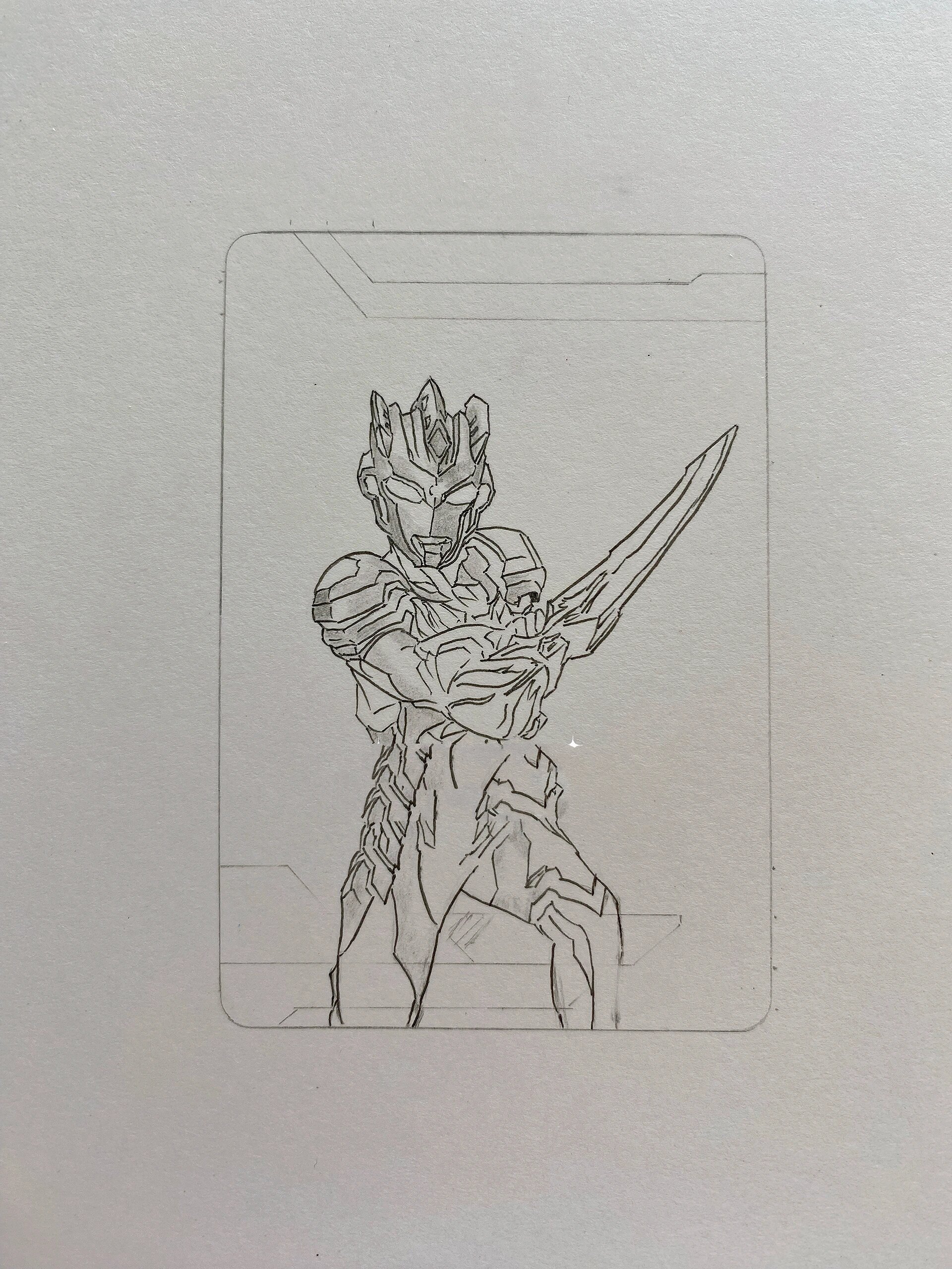 一起来画奥特曼,超详细泽塔or卡绘制过程