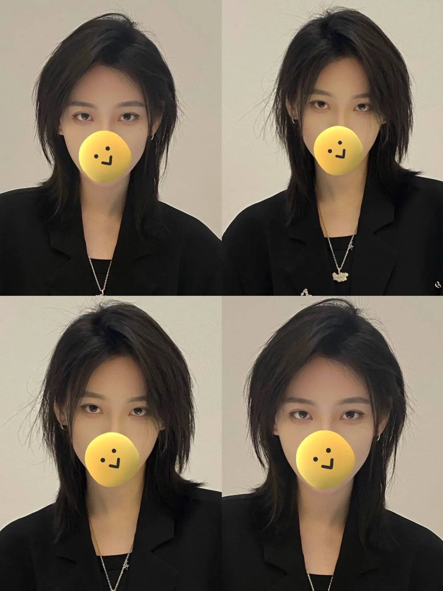 日系中长鲻鱼头|高冷随性层次感日系中长鲻